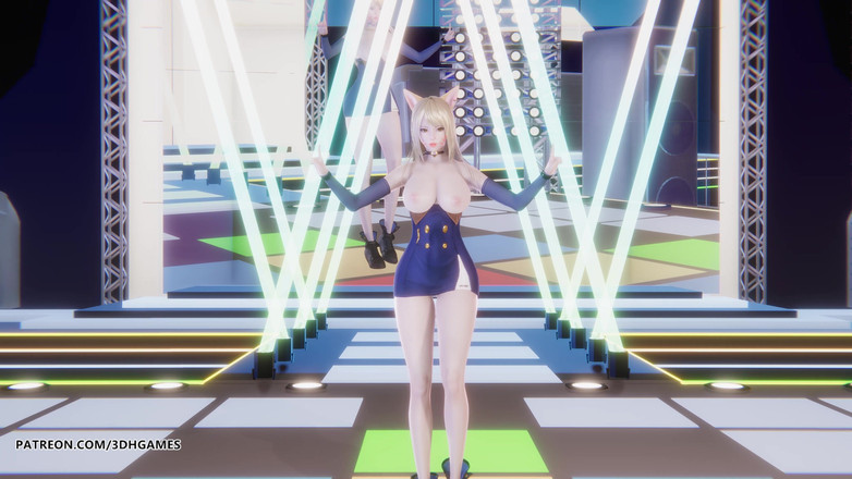 3D-Hentai Games: [mmd] T-ara - tak Szalona Ahri Sexy Striptiz League of Legends...