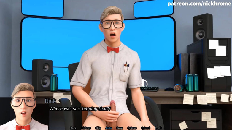 Visual Novels: SexBot 89 - lamiendo la lengua coño