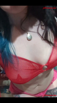 I think I like it with my blue hair 