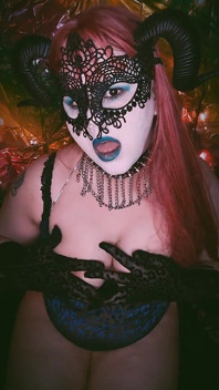 Gothic Slut Tongue Action