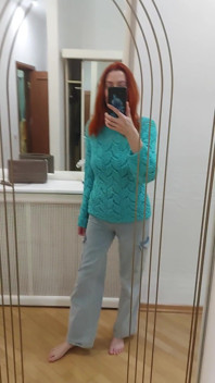 I Knitted Myself a Top and a Sweater, Bragging 3