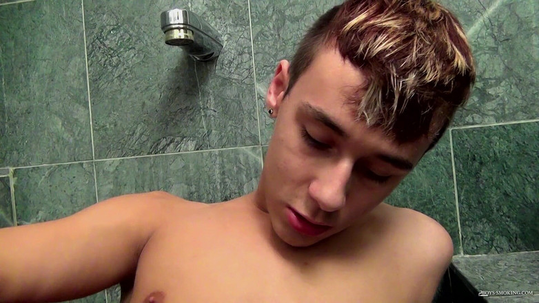 Boys Smoking: Jax Fleshlight Smoke &amp; Stroke