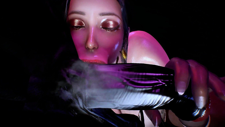 X Hentai: 그녀는 픽셀을 가지고 그녀는 그것을 알고 깊은 목구멍 - 3D 애니메이션 헨타이