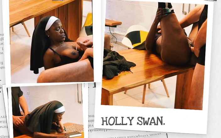 Black Swan: 새아빠에게 처음으로 따먹히는 젊은 수녀