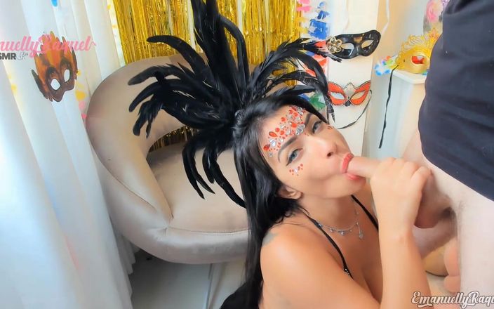 Emanuelly Raquel: Сексуальная латина с большой задницей трахается на лучшей бразильской карнавальной вечеринке