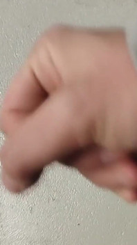 Fast masturbation before shift