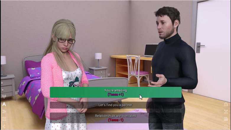 Johannes Gaming: Немає місця, як вдома No3 - Тесса показала марку свого вбрання. Єва і Марк проводять час разом... Марк, думаючи про Ofmelissa