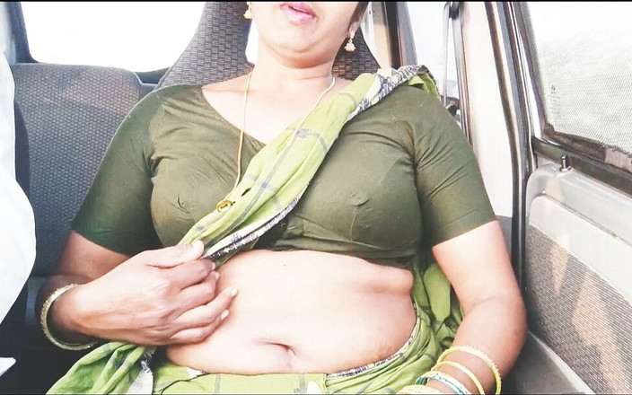 Telugu honey lips: Індійська покоївка займається сексом в машині. Брудні розмови на телугу. Красива покоївка сарі займається сексом з домовласником.