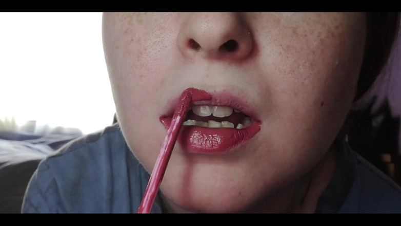 RavenHearth666VIP: Läppar och läppstift fetisch