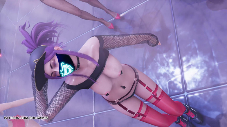 3D-Hentai Games: [MMD]タラ-バニースタイルの裸のダンスアーリカイサセラフィーンセクシーなKPOPダンスリーグオブレジェンドKDA 4K 60FPS
