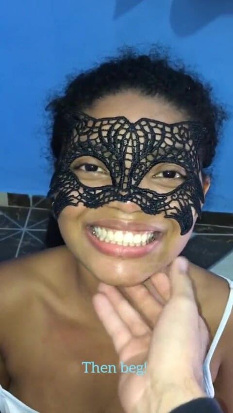 Pietro Montoya: Submissive Stepdaughter Playing Like a Puppy and Drinking Her Own...