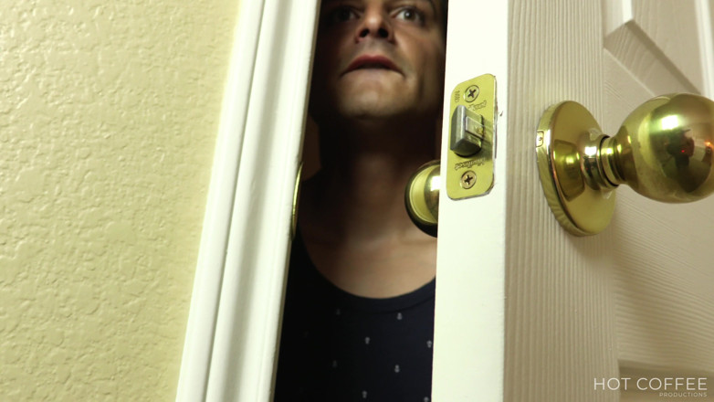 Jolla PR: Stepbrother watches stepsister masturbate through door