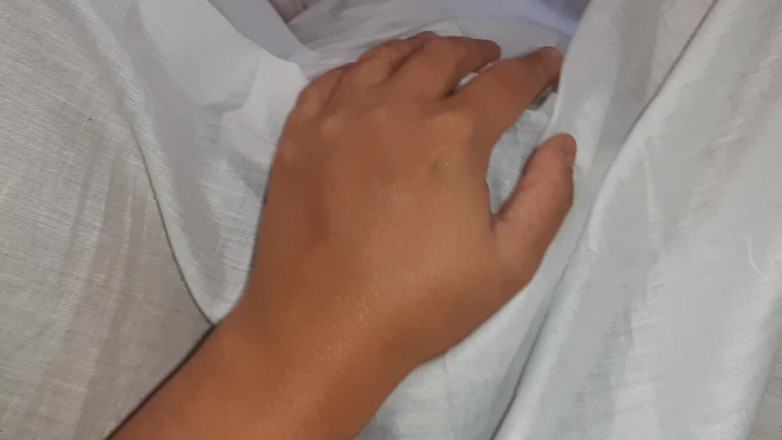 Lesbian-illusion: My Neighbor's Girlfriend Woke Me up Under the Blanket with...