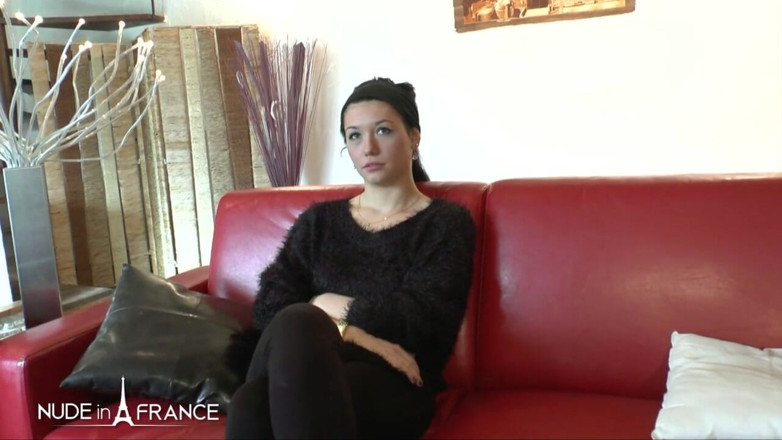Nude in France: First casting couch of horny Camille, 19 year old teen