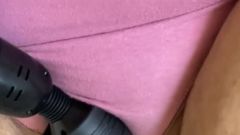Stimulating My Clit with Powerful Wand