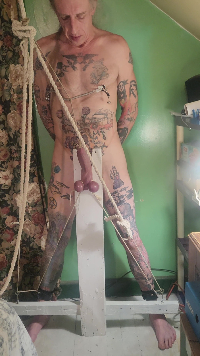 Goode Girl: Goode Girl Unholy Crucifix Ballbusting Pt2