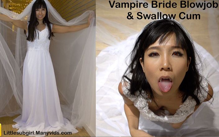 Littlesubgirl: Vampirbraut blowjob &amp; schlucken sperma - 4k