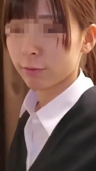 Shy Japanese babe gets horny in the hotel