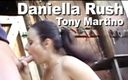 Edge Interactive Publishing: Daniella Rush और tony Martino barnyard चेहरे पर वीर्य चूसती है