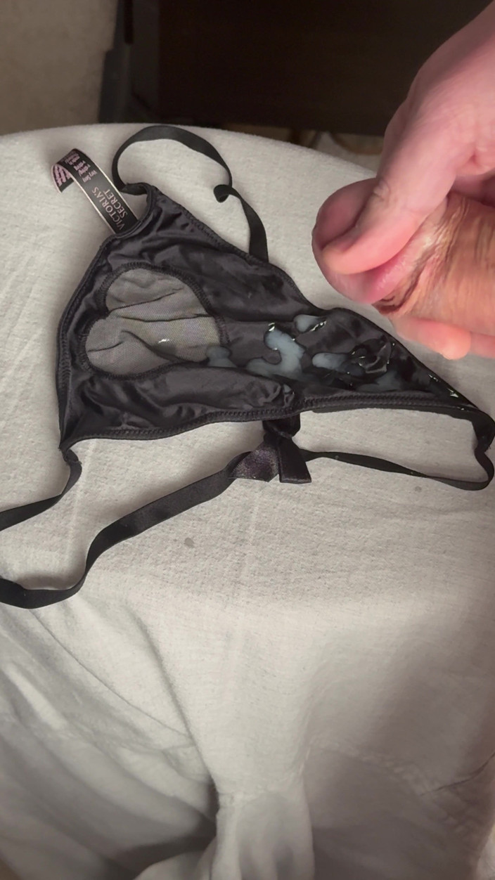 CumDaily: Cum on Wife’s Panties 10