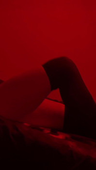 Underkläder Striptease Tjocka lår Långa svarta strumpor Lår höga strumpbyxor nätt smutsig-blond PAWG 2023 Tiktok