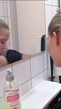 Beautiful Sexy Wife Ass Fucked in the Bathroom and Cumshot in Mouth by Big Amateur Cock