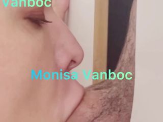 Monisa Vanboc: 그의 점심 시간에 큰 포르투갈 자지를 빨아 놀라운 맛있는 정액 맛에 너무 달콤.