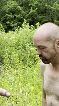 Stepdaddy’s Boy Wants to Swallow From Stepdaddy’s Fat Cock and Fuck His Hole, 2 Cum Loads Out in the Woods