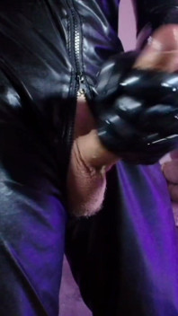 Latex Pup Teasing His Thick Bone Right in Your Face