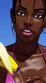 Beach Slutty: सेक्सी अफ्रीकी लड़की स्वर्ग समुद्र तट पर जीवन का आनंद लेती है और अप्रत्याशित रूप से एक लंपट गोरे आदमी से मिलती है