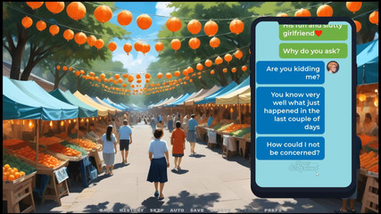 Cumming Gaming: Mijn nieuwe vriendin [ taboe Hentai-spel ] ep.22 vriendin loopt rond als...