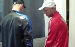 Scally boy fucked hardby 2 Arabs in jogging