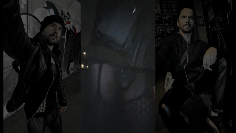 kinkygaynudist: Passeggiata Bollente in Pioggia (giarrettiera E Rigonfiamento)