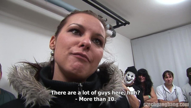 Czech Gang Bang: Czech Gang Bang 9: an Adventurous Woman Eagerly Joins the Gang...
