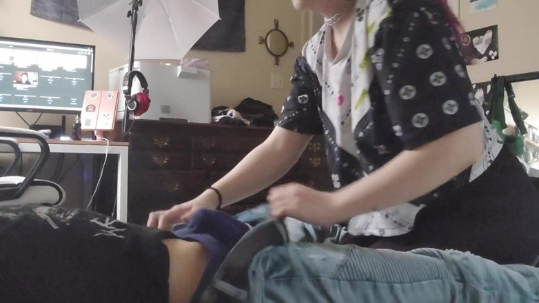 lilredvelvettt: How I Prep My Big Stunt Cock for a Shoot