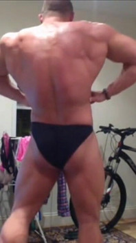 After Gym Sweaty Muscle Worship and Huge Cumshot