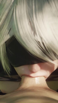 2b ตูดใหญ่เย็ดตูดคาวเกิร์ลหลังอมควยเลอะเทอะ - Nier Automata หนังโป๊ 3 มิติ