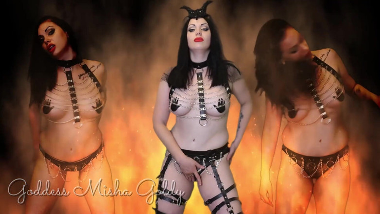 Goddess Misha Goldy: Prostě nepřestávejte honění! Tvůj orgasmus ukončí tvůj život a dá mi...