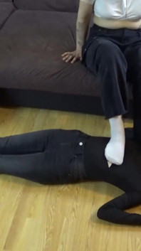 Amateur Lezdom Sock Smelling