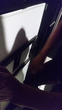 Hot MILF Gives Glory Hole Blow Job While Hubby Jacks off