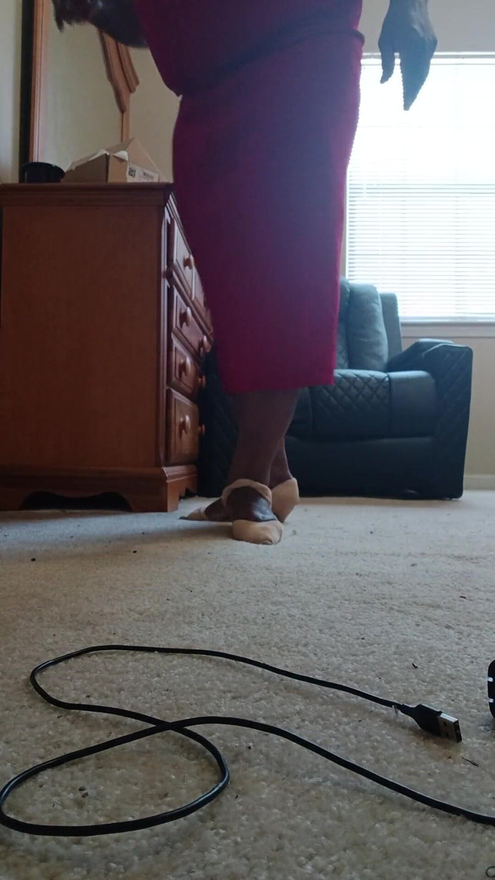 DURABLE PAPYRUS93: Red Dress Crossdresser Transvestite Crossdresser