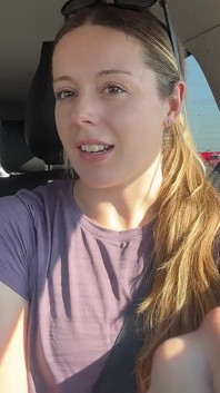 Nadia Foxx luxuriantă! la sala de sport și o Drive Thru Omg am venit pe stairmaster!!