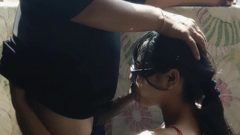 Saraswati: Beautiful Stepdaughter Sucking Stepdad