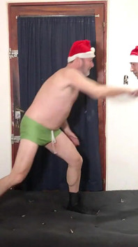 Heißer weihnachtskampf