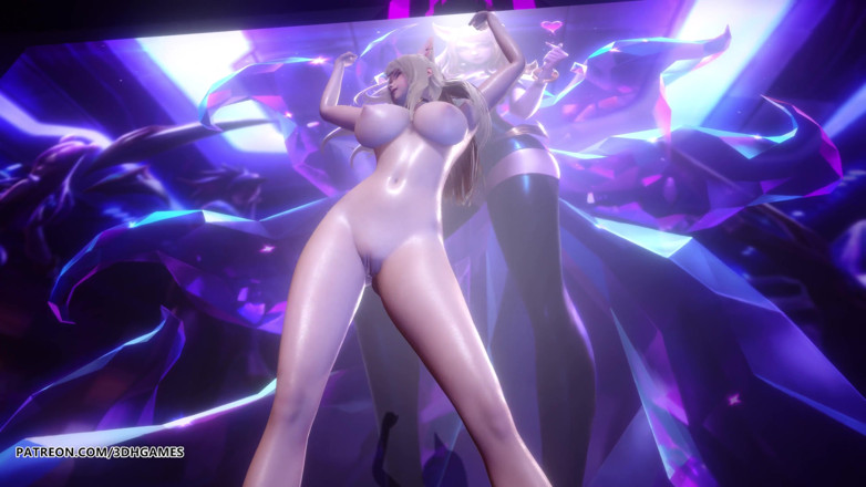 3D-Hentai Games: [MMD]シスター - 伝説のアーリセクシーな裸のダンスリーグkda韓国舞踊を振る