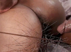 Cockleaders: Pembimbing sorak eboni dengan pantat bagus dijilat dan dikongkek