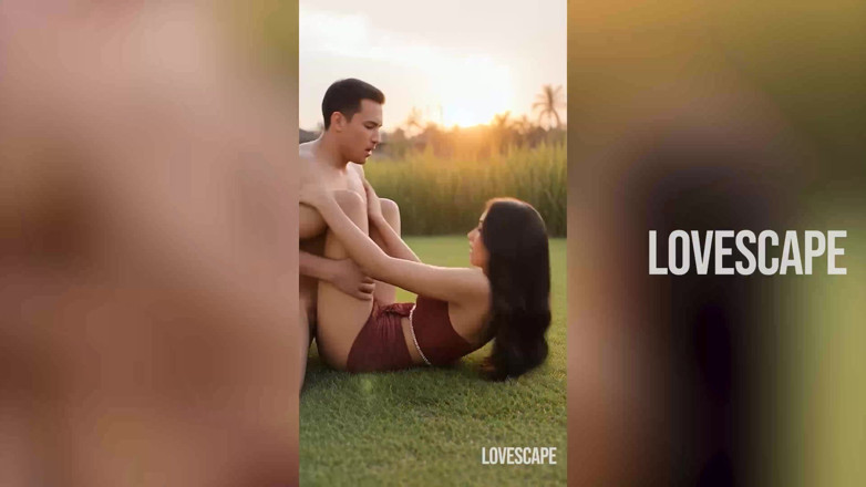 Lovescape: デシ村の恋人たちがこっそり畑へ