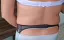 My panties: ¡El nylon brillante de corte completo ver a través de...