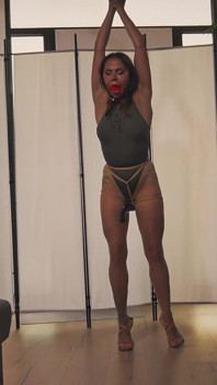 Luna's Kinky Lottery - Strappado, 6-inch Heels & Vibrator Endurance