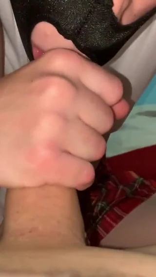 Angel Sky69: Little college chick sucking boyfriend and swallowing all his hot...
